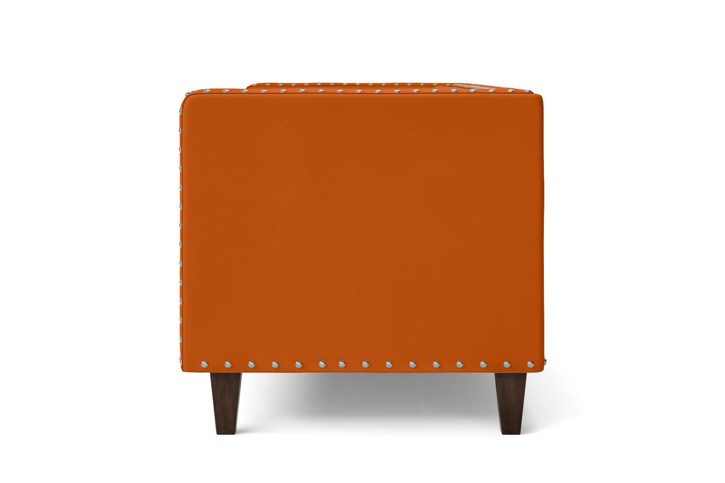 Rovigo 2 Seater Sofa Orange Leather