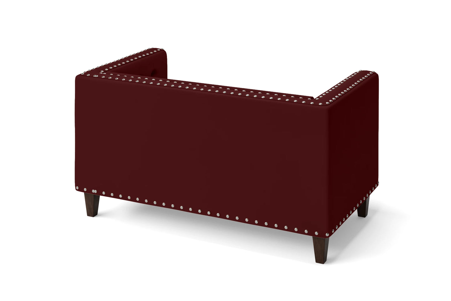 Rovigo 2 Seater Sofa Red Leather