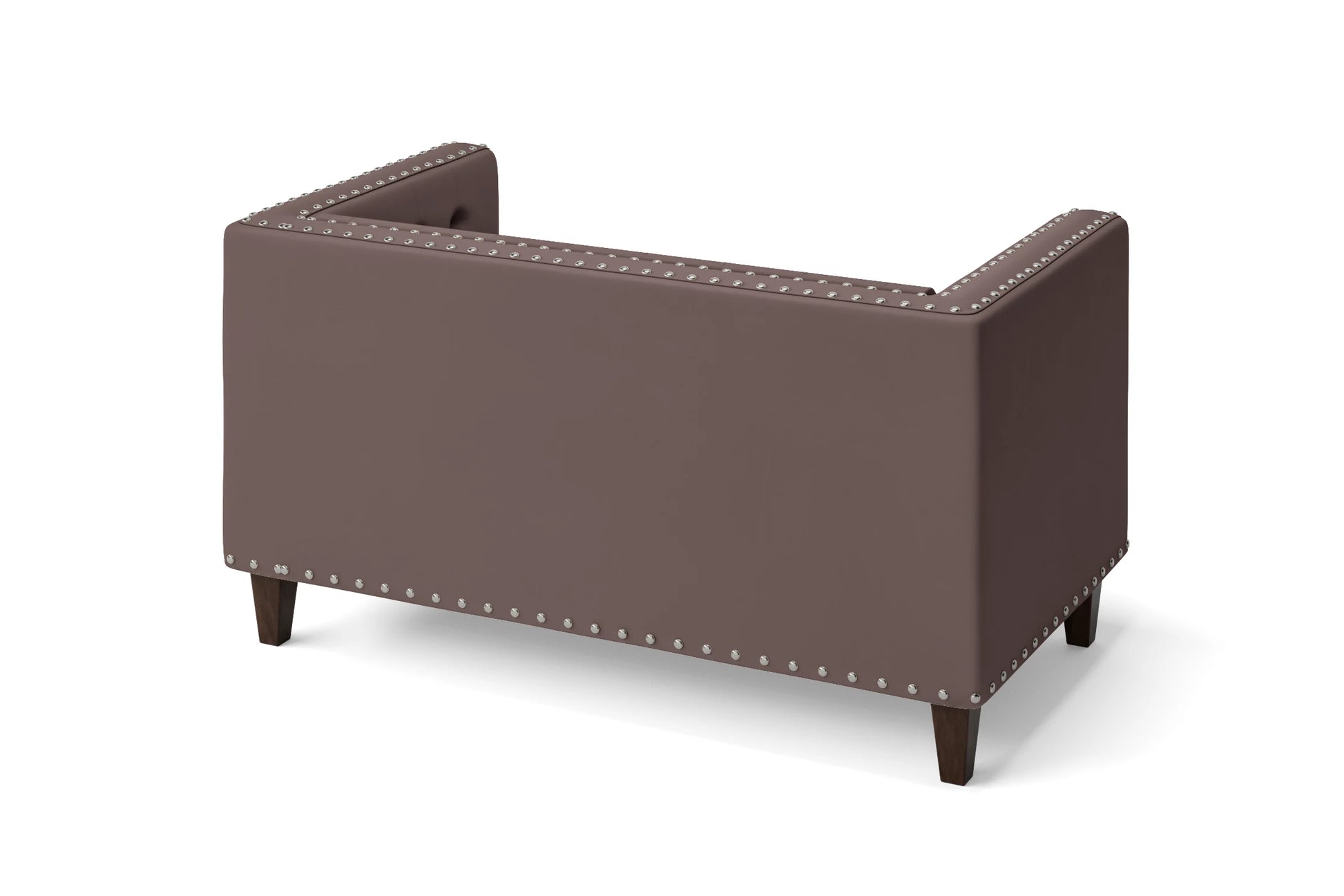 Rovigo 2 Seater Sofa Rose Taupe Leather