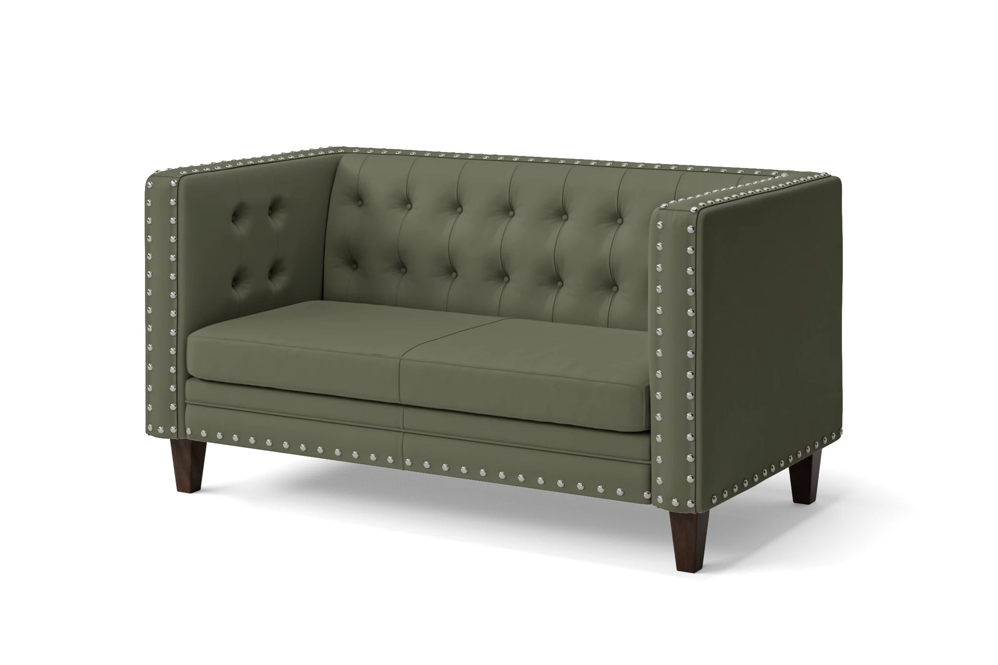 Rovigo 2 Seater Sofa Sage Leather