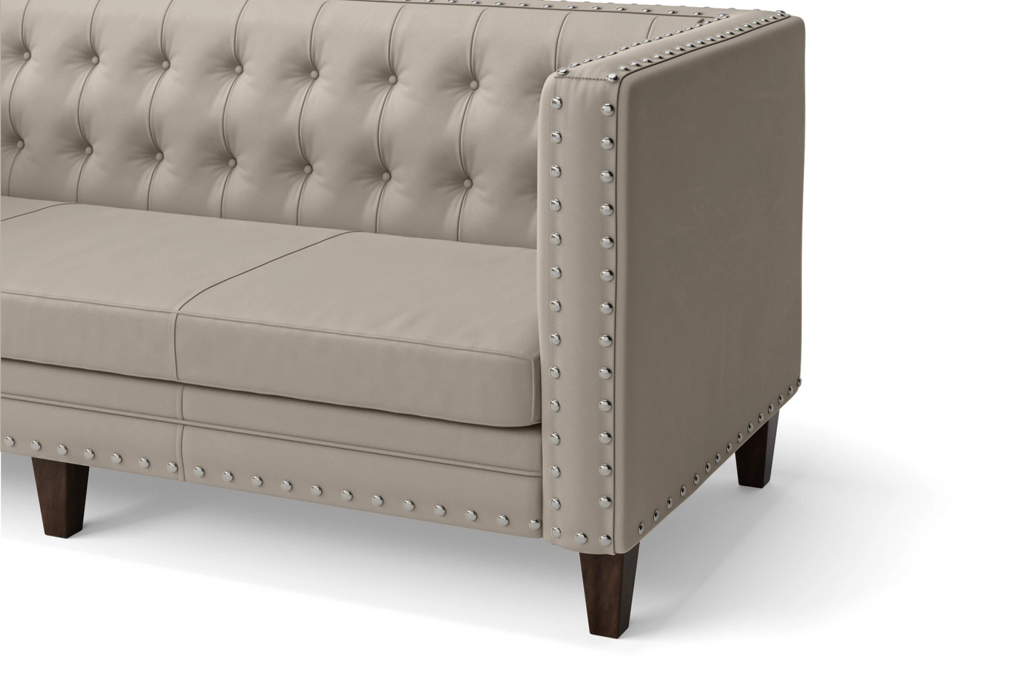 Rovigo 2 Seater Sofa Sand Leather