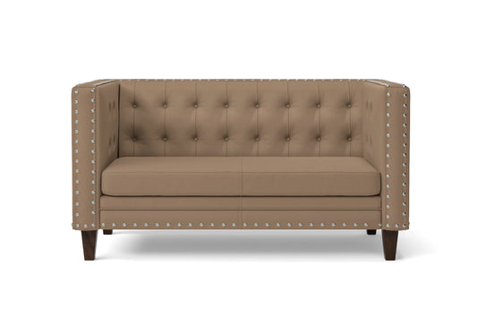 Rovigo 2 Seater Sofa Stone Leather