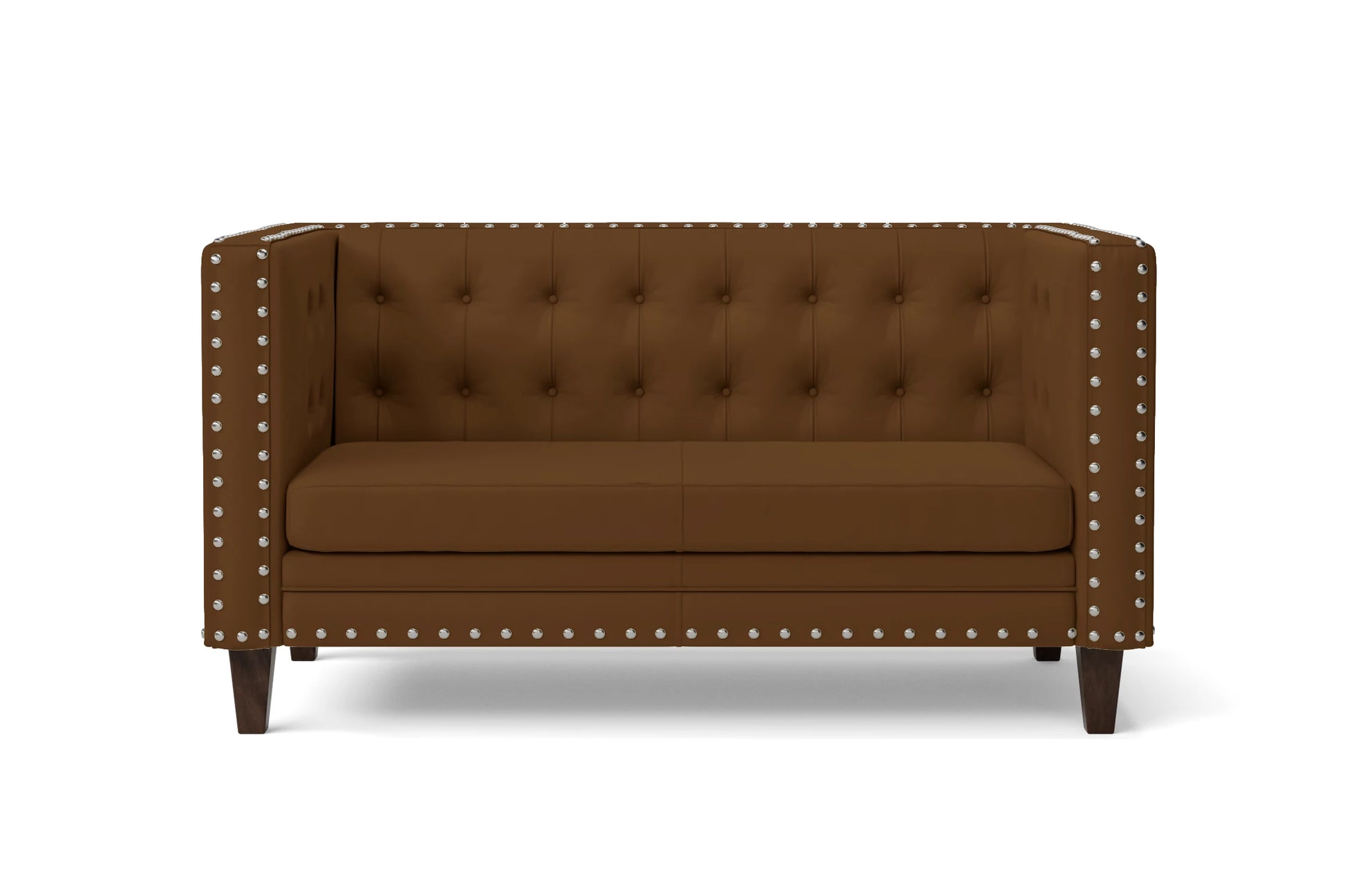 Rovigo 2 Seater Sofa Walnut Brown Leather