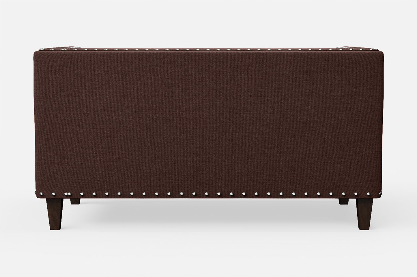 Rovigo 2 Seater Sofa Coffee Brown Linen Fabric