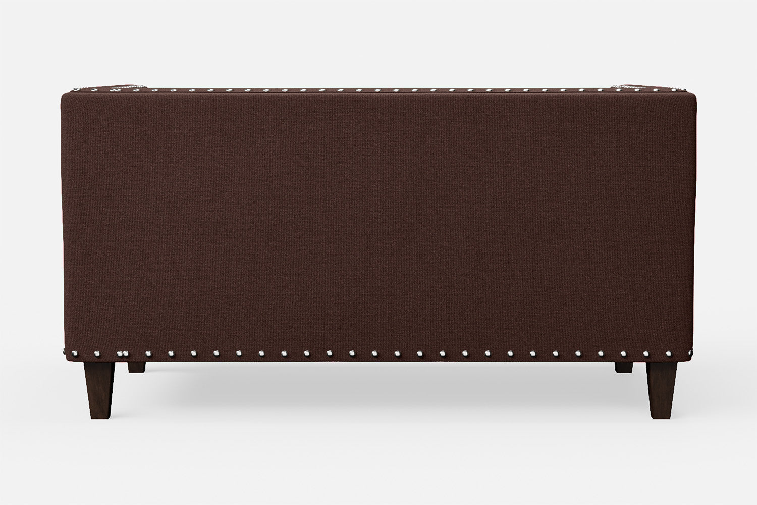 Rovigo 2 Seater Sofa Coffee Brown Linen Fabric