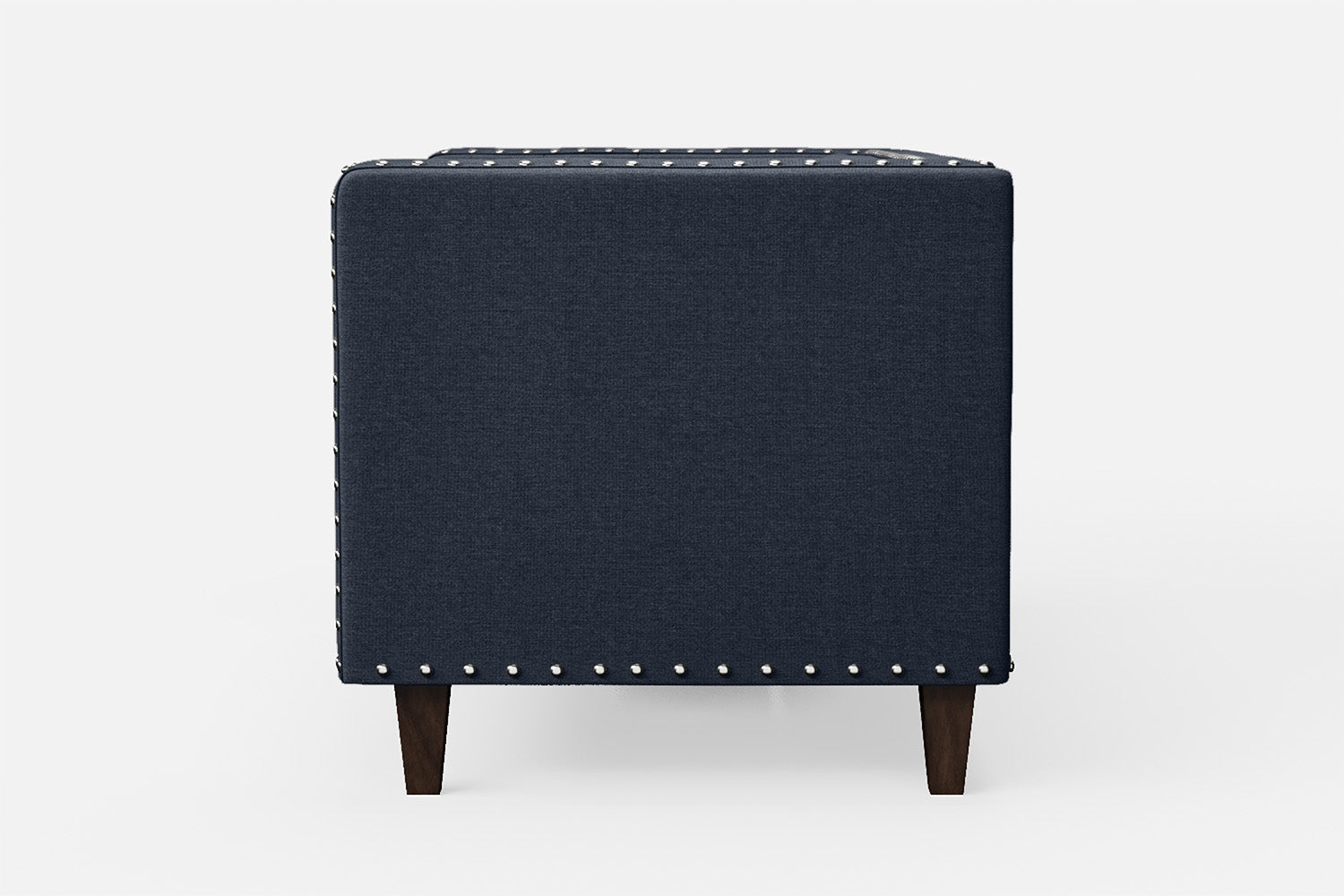 Rovigo 2 Seater Sofa Dark Blue Linen Fabric