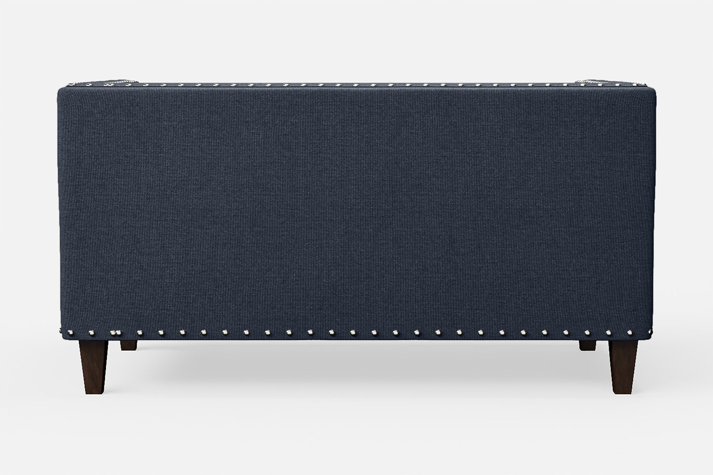 Rovigo 2 Seater Sofa Dark Blue Linen Fabric