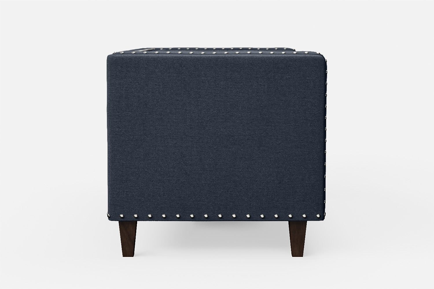 Rovigo 2 Seater Sofa Dark Blue Linen Fabric