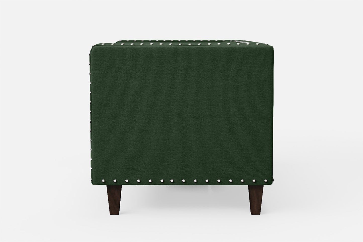 Rovigo 2 Seater Sofa Forest Green Linen Fabric