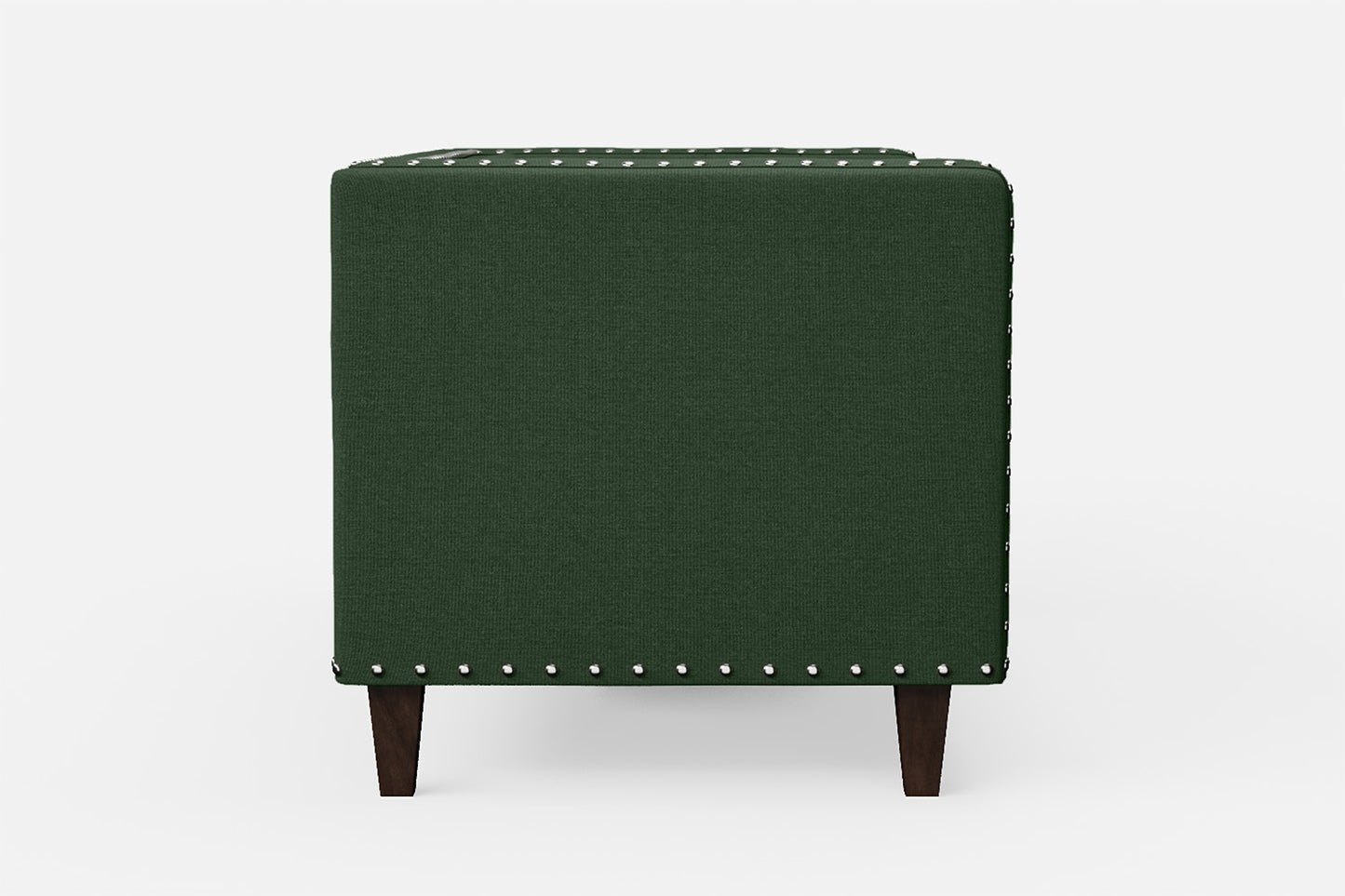 Rovigo 2 Seater Sofa Forest Green Linen Fabric