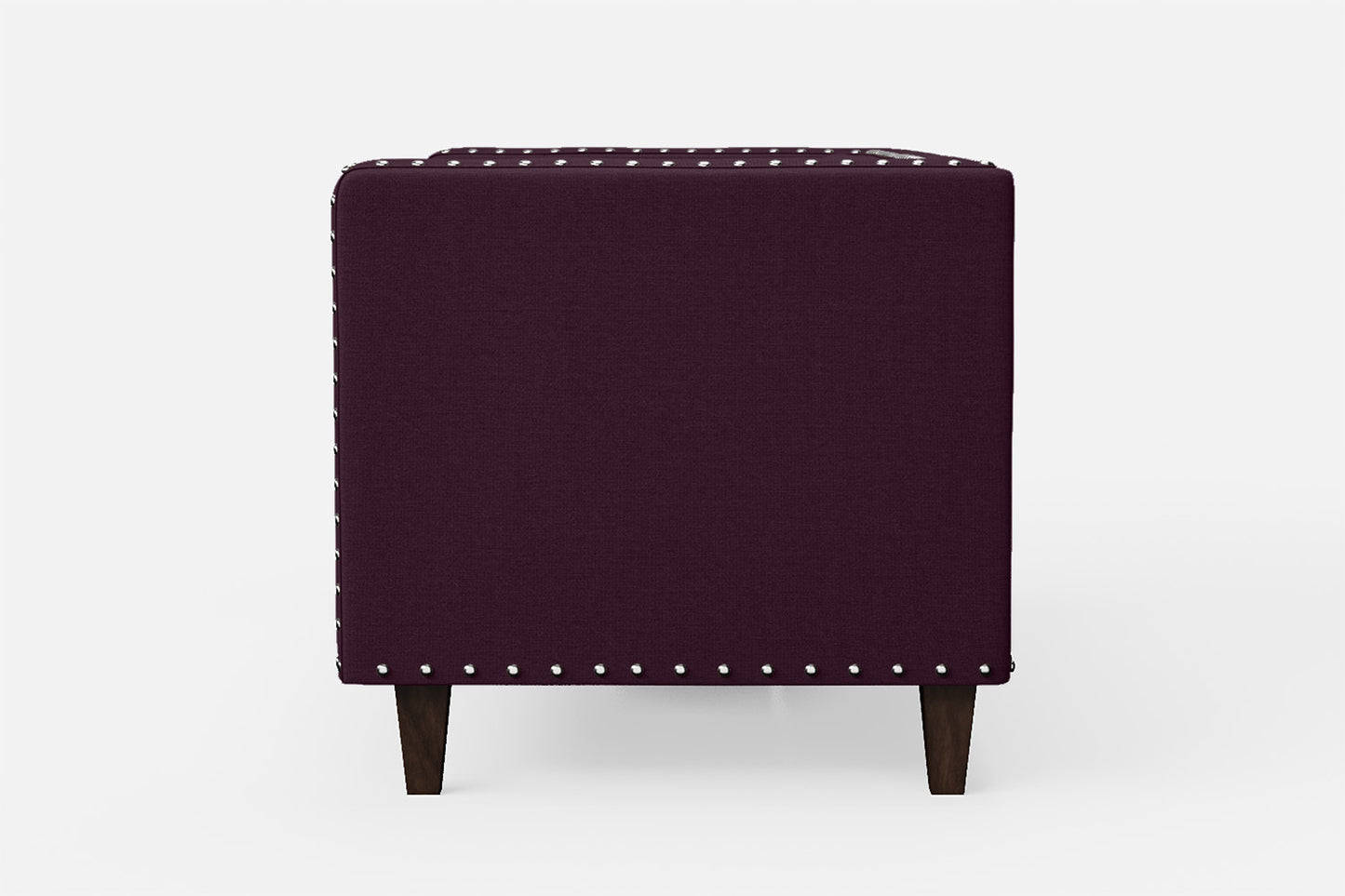 Rovigo 2 Seater Sofa Purple Linen Fabric