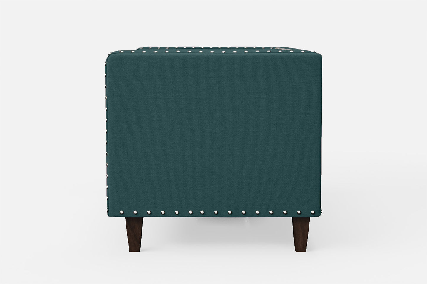 Rovigo 2 Seater Sofa Teal Linen Fabric