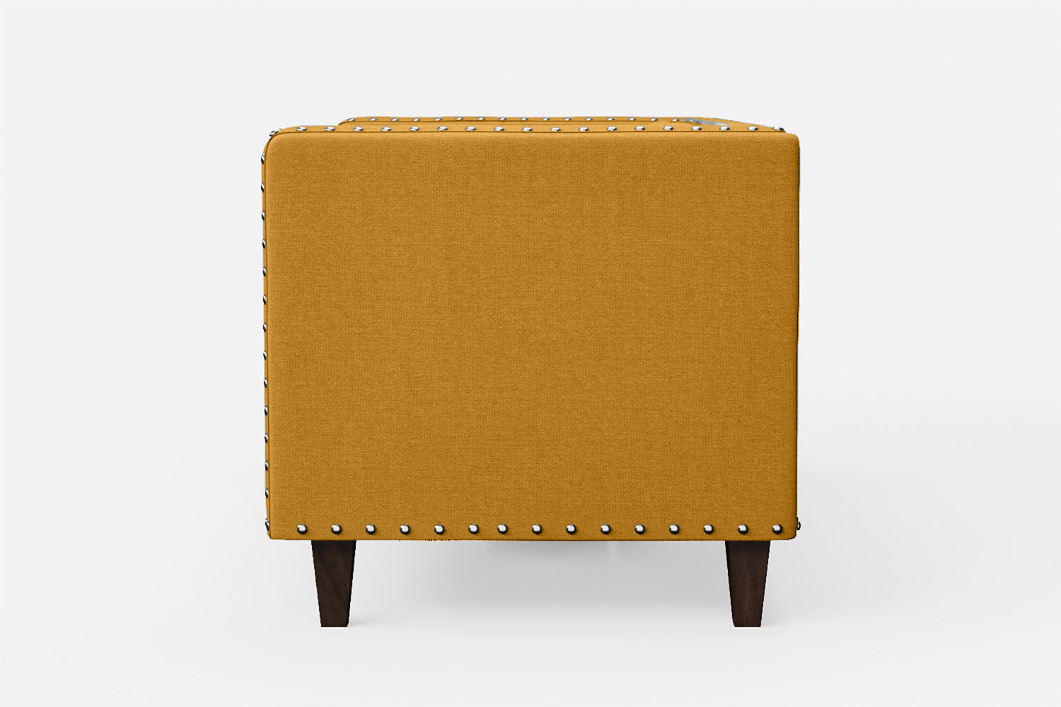 Rovigo 2 Seater Sofa Yellow Linen Fabric