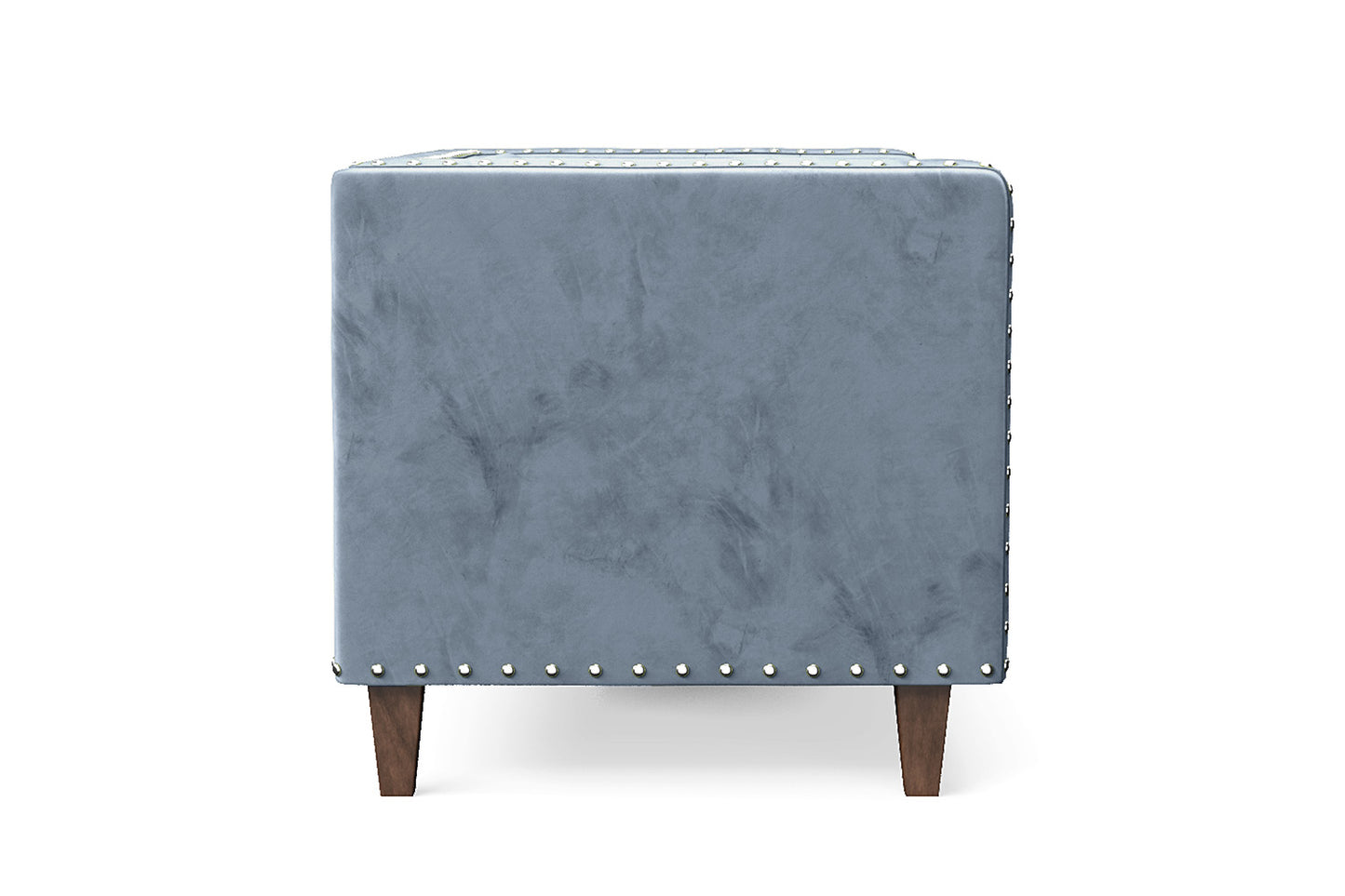 Rovigo 2 Seater Sofa Baby Blue Velvet