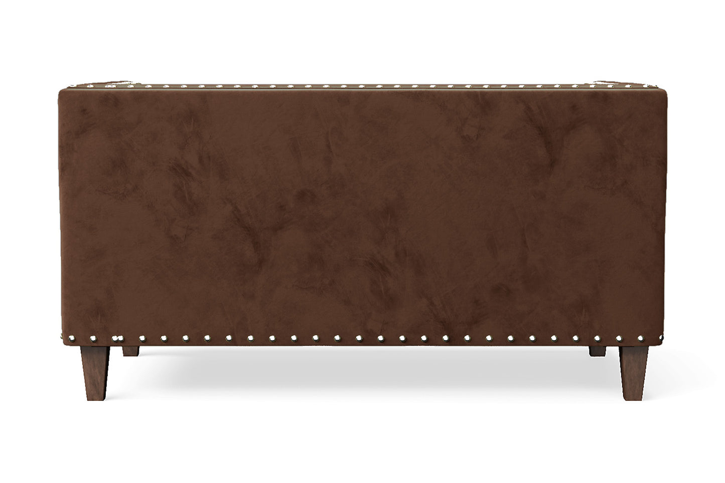 Rovigo 2 Seater Sofa Coffee Brown Velvet