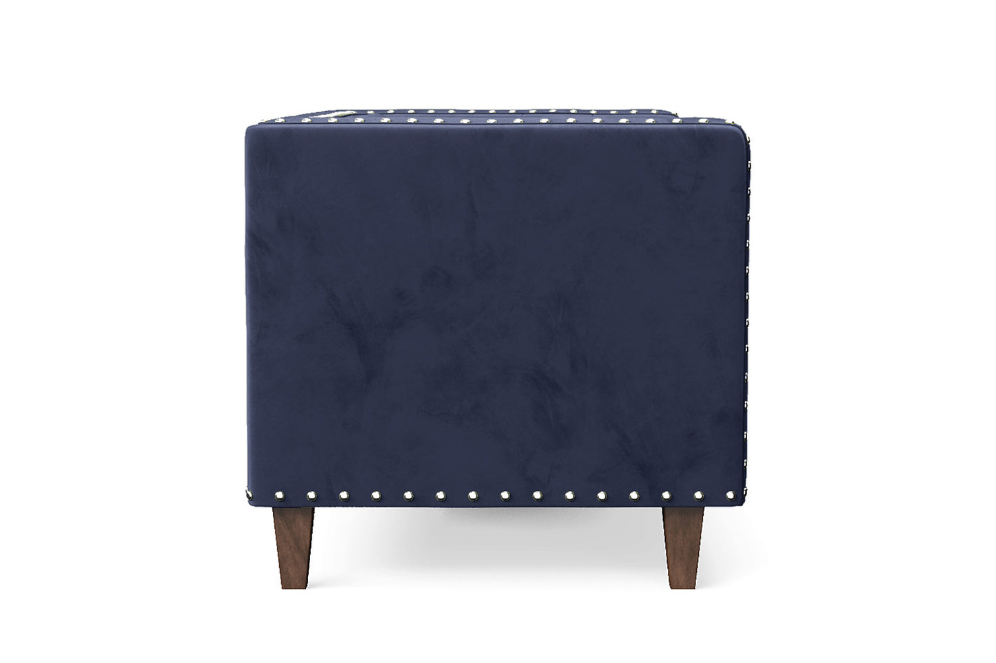 Rovigo 2 Seater Sofa Dark Blue Velvet