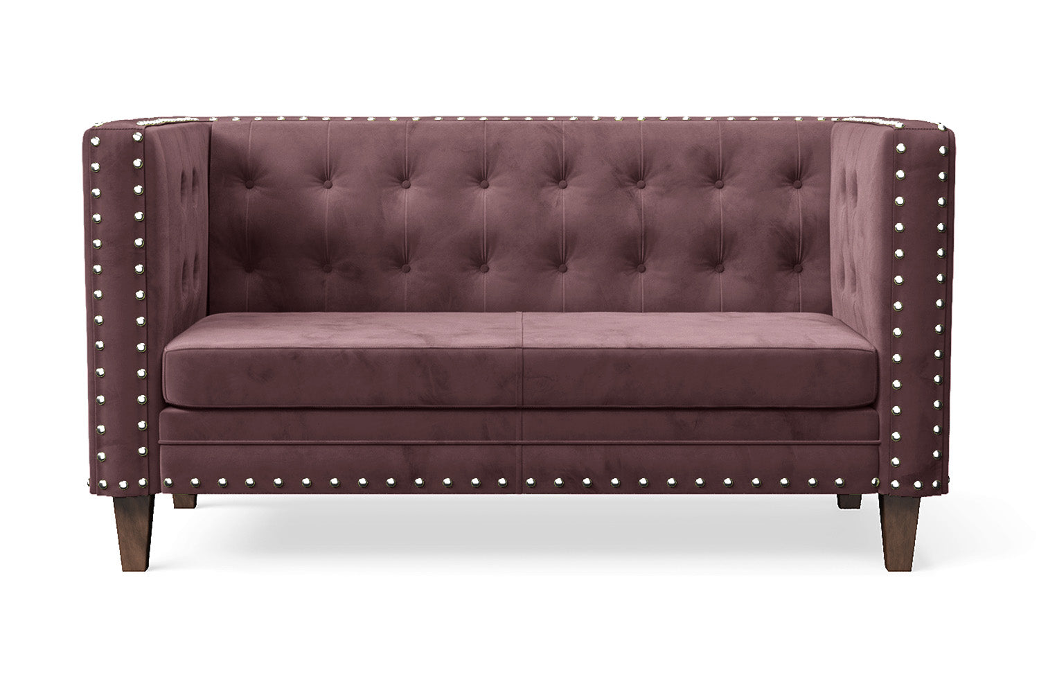 Rovigo 2 Seater Sofa Grape Velvet