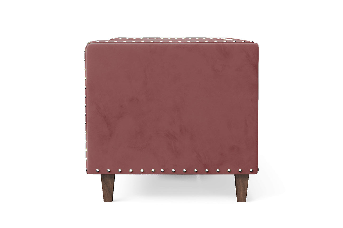 Rovigo 2 Seater Sofa Pink Velvet