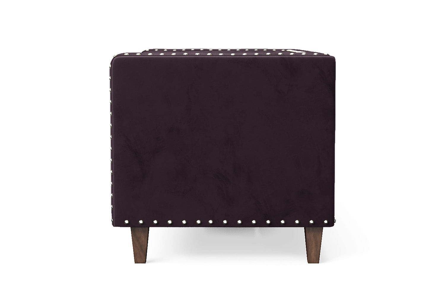 Rovigo 2 Seater Sofa Purple Velvet