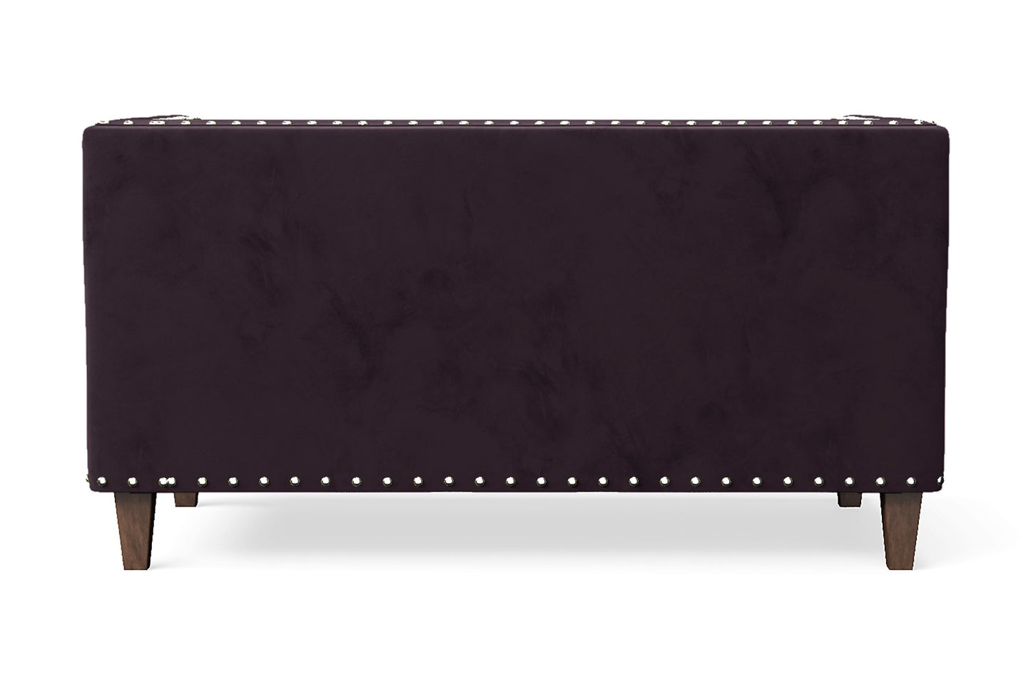 Rovigo 2 Seater Sofa Purple Velvet