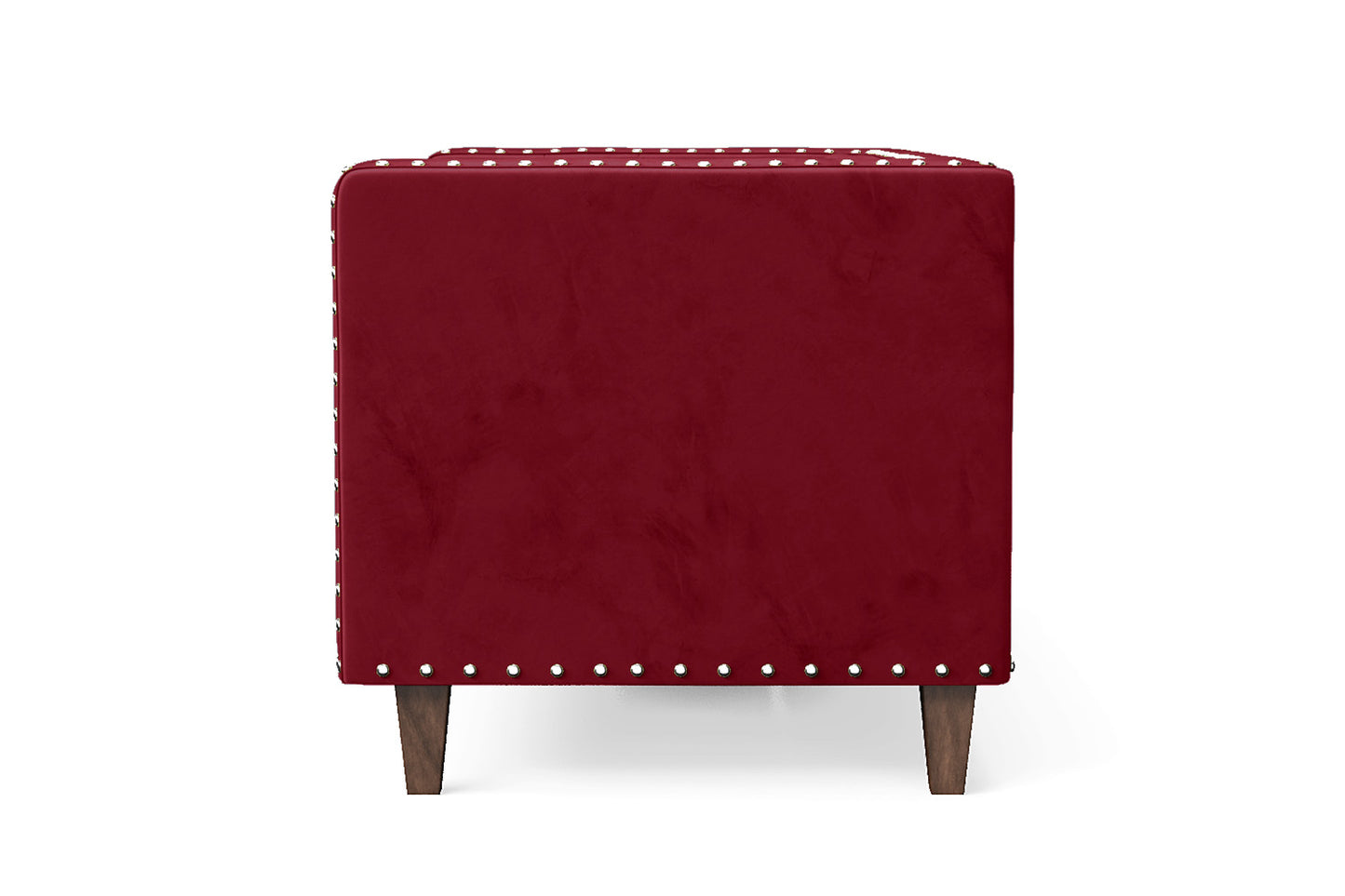 Rovigo 2 Seater Sofa Red Velvet