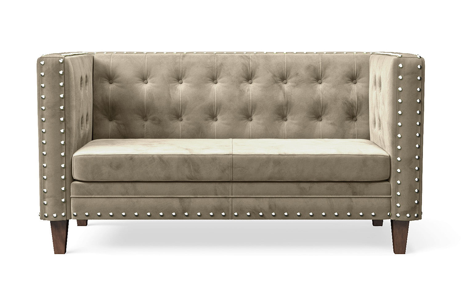 Rovigo 2 Seater Sofa Sand Velvet