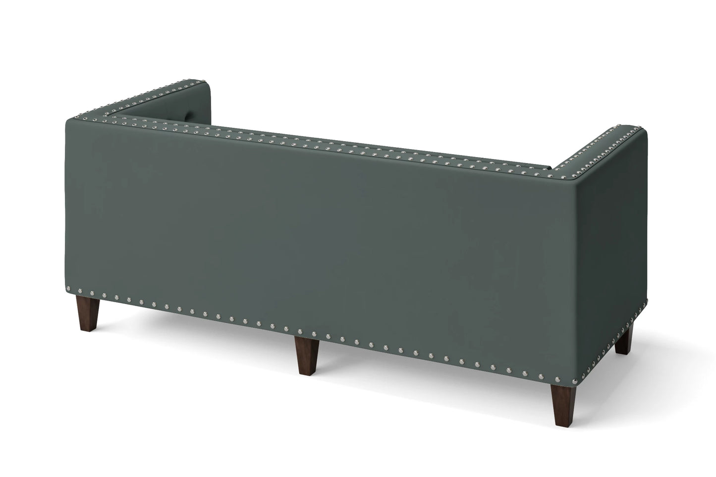 Rovigo 3 Seater Sofa Dusky Turquoise Leather