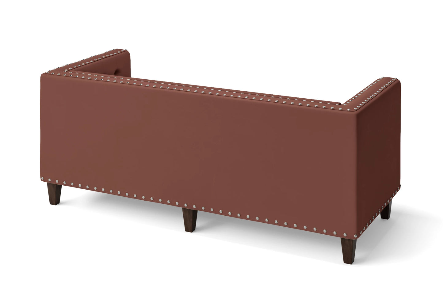 Rovigo 3 Seater Sofa Mauve Leather