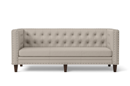 Rovigo 3 Seater Sofa Sand Leather