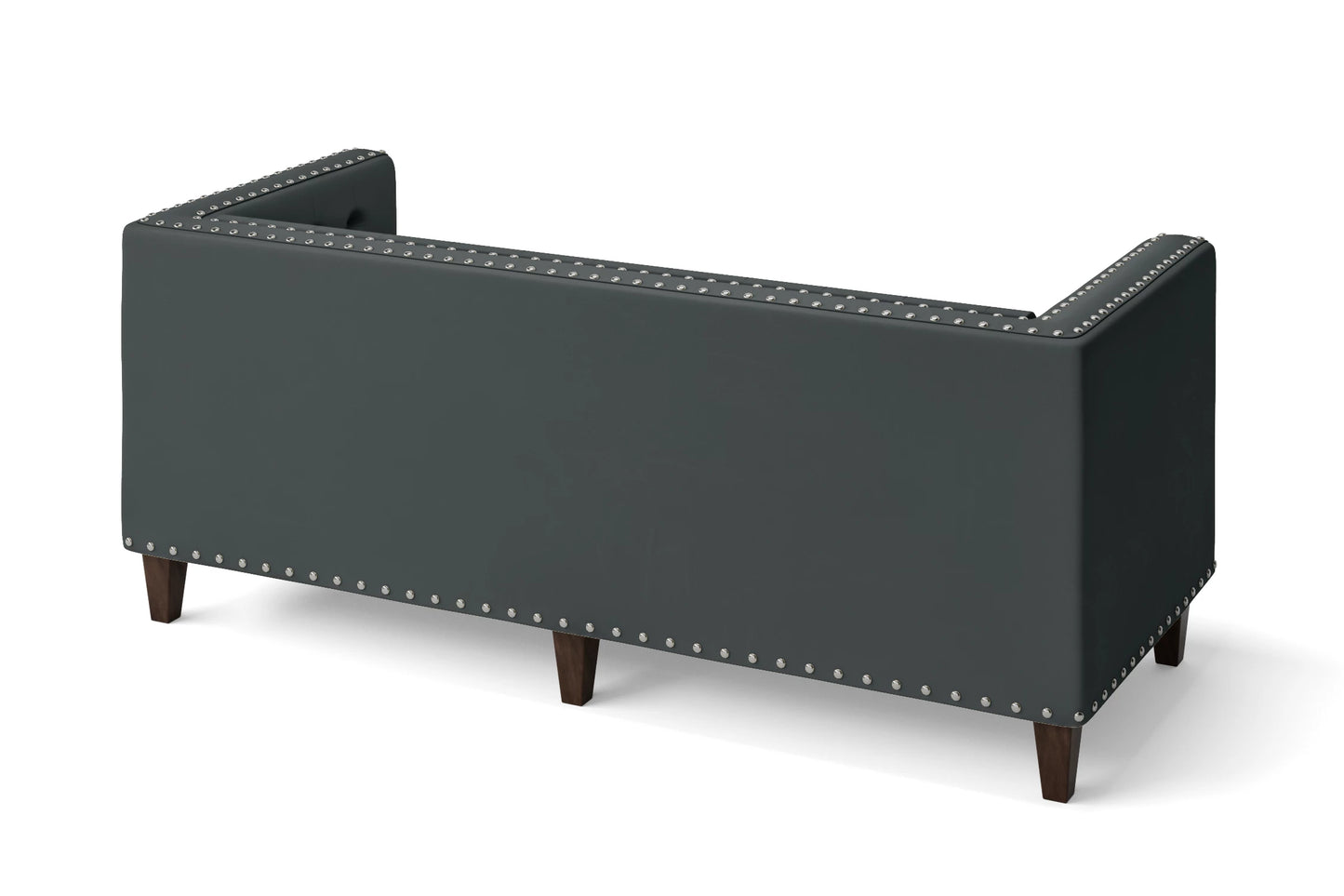 Rovigo 3 Seater Sofa Slate Leather