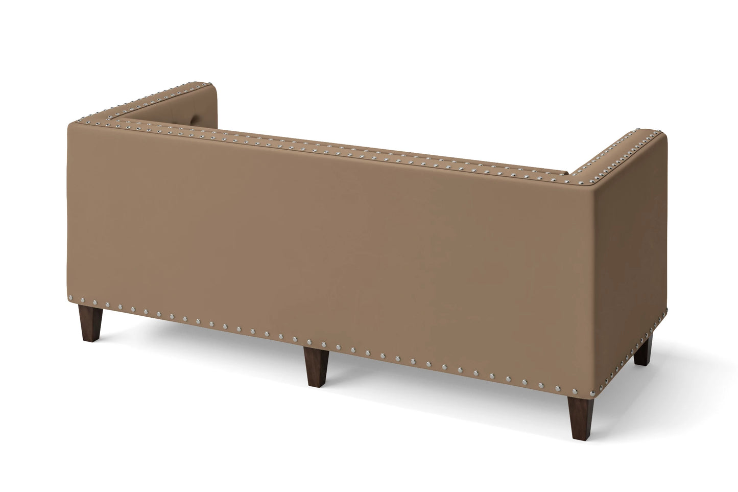 Rovigo 3 Seater Sofa Stone Leather