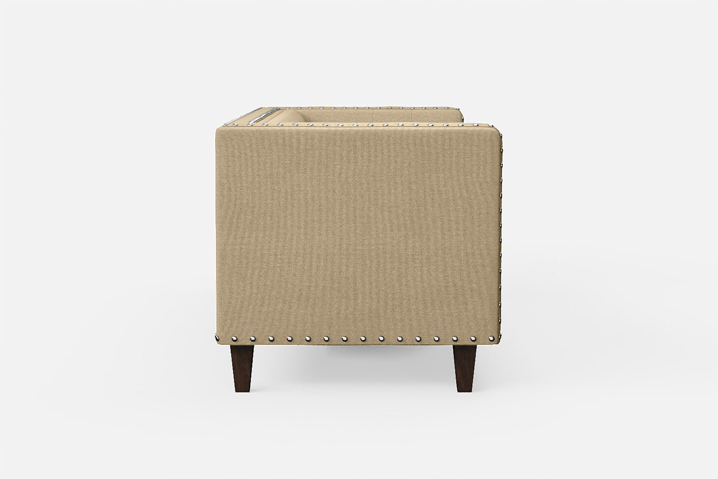 Rovigo 3 Seater Sofa Beige Linen Fabric