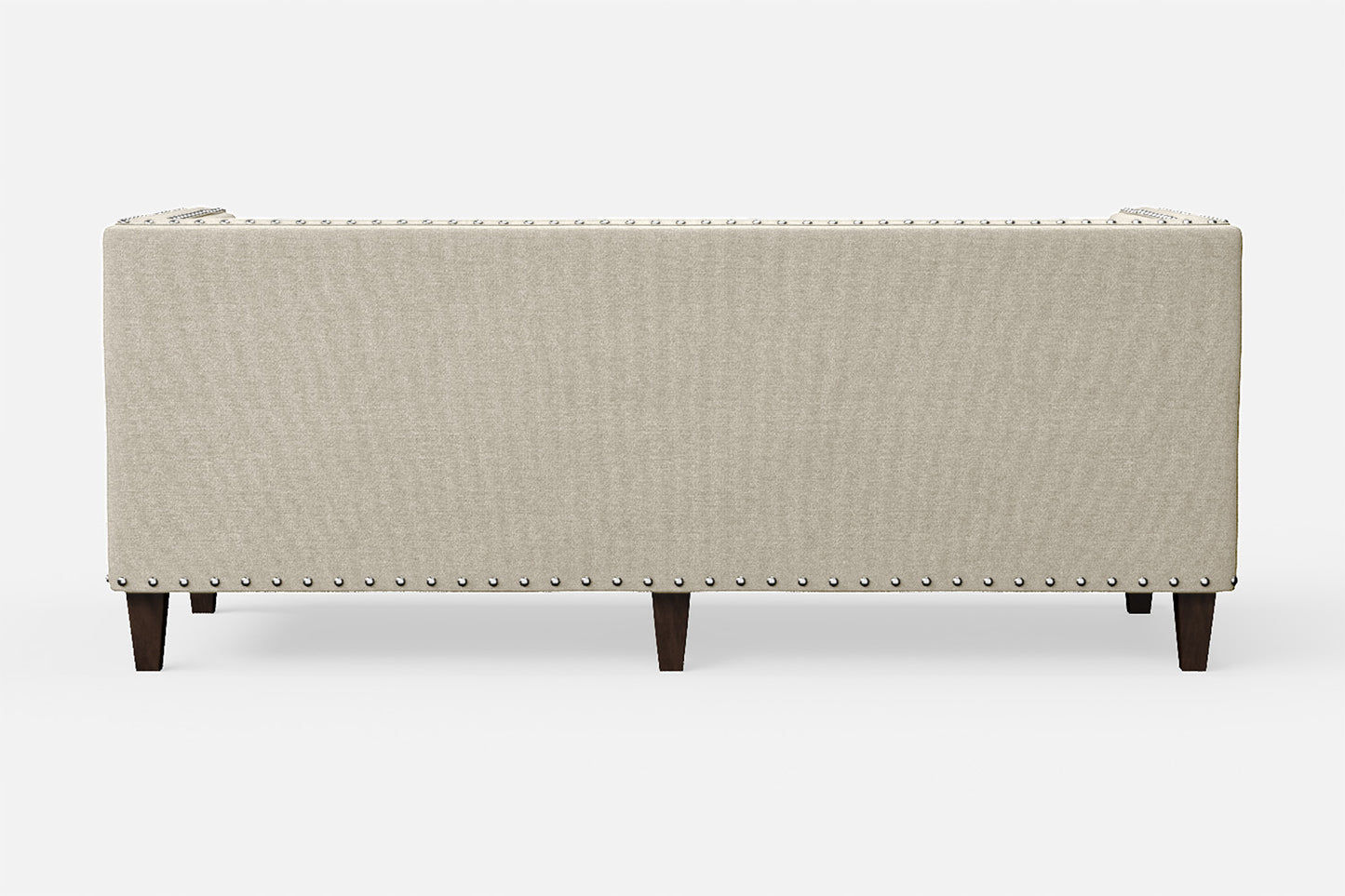 Rovigo 3 Seater Sofa Cream Linen Fabric