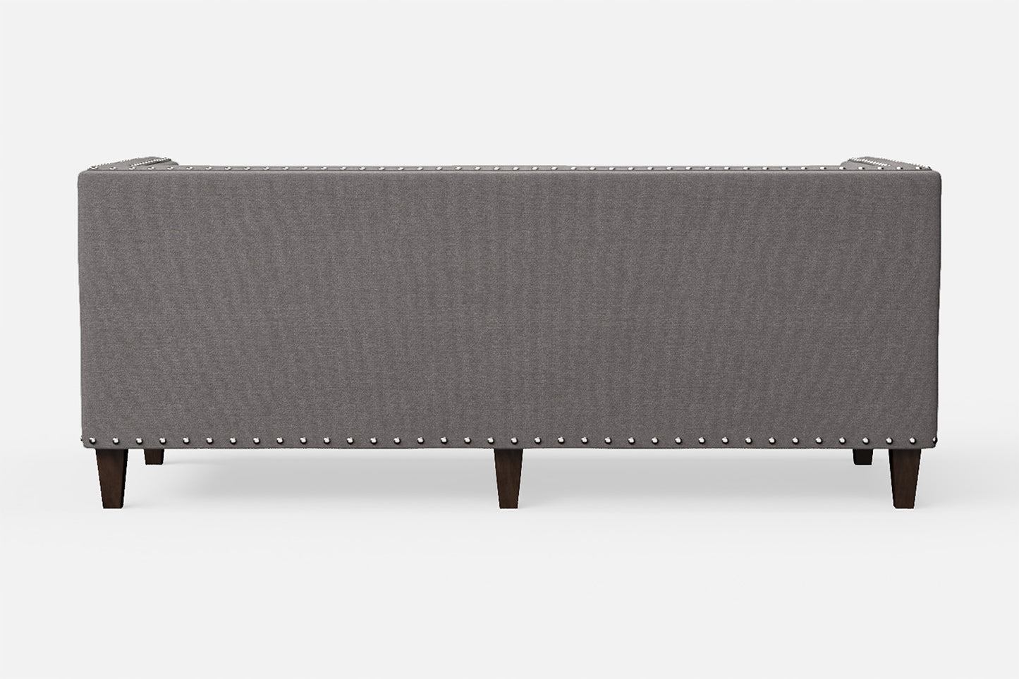 Rovigo 3 Seater Sofa Grey Linen Fabric