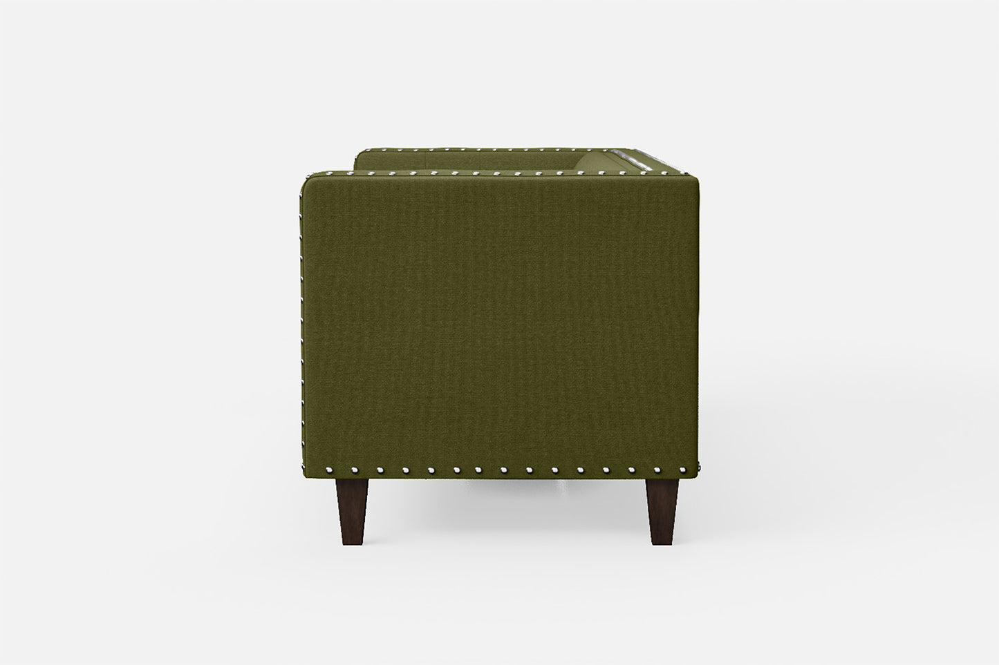 Rovigo 3 Seater Sofa Olive Linen Fabric