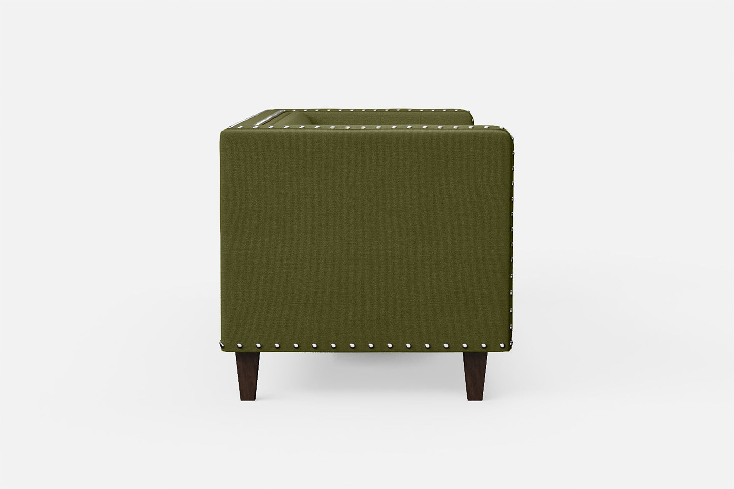 Rovigo 3 Seater Sofa Olive Linen Fabric