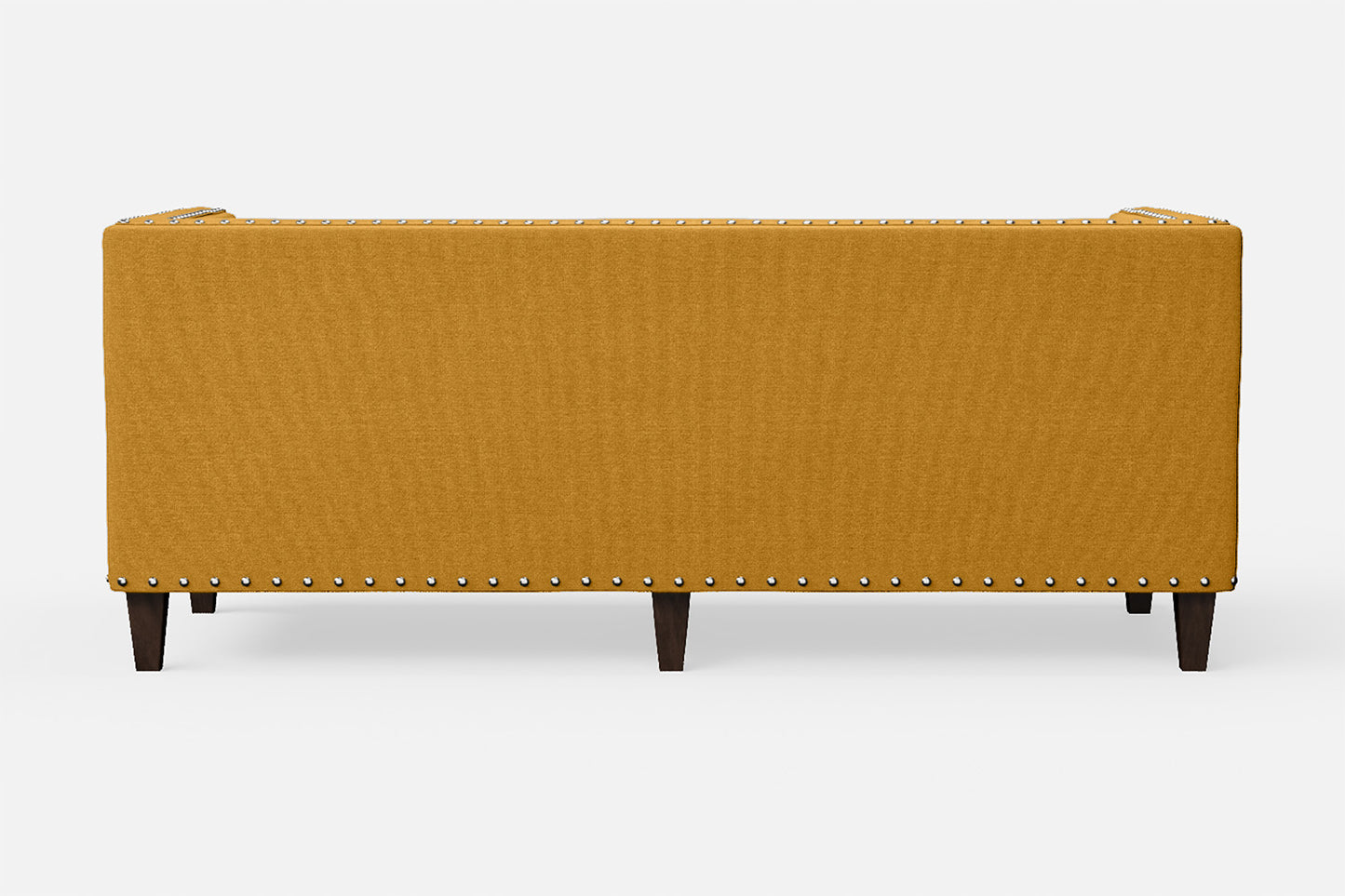 Rovigo 3 Seater Sofa Yellow Linen Fabric