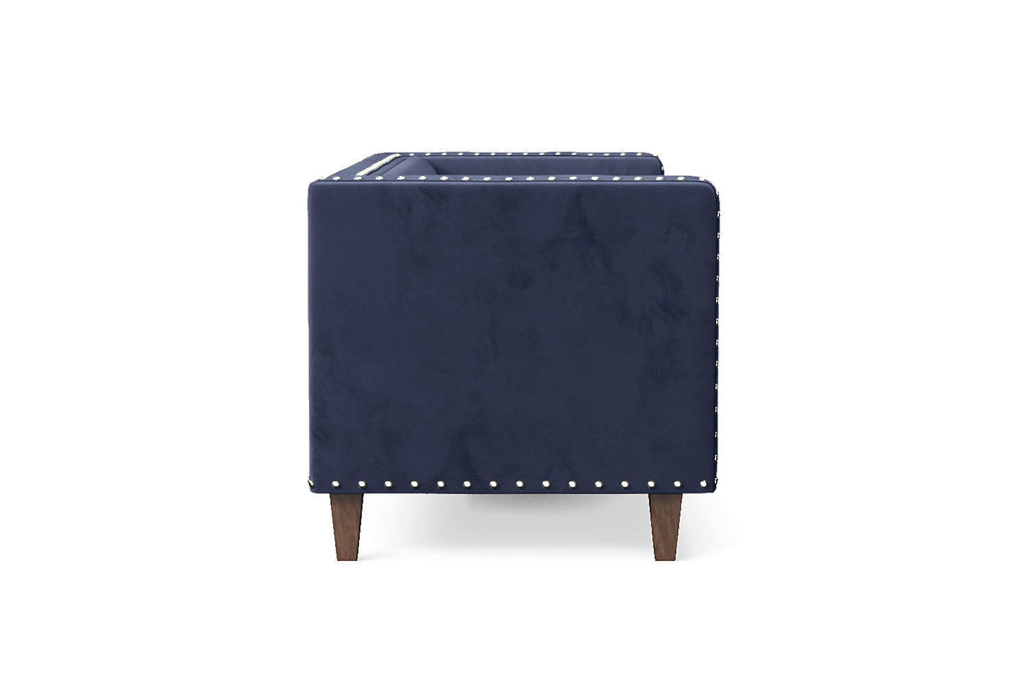 Rovigo 3 Seater Sofa Dark Blue Velvet