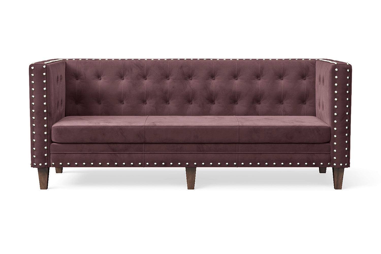 Rovigo 3 Seater Sofa Grape Velvet