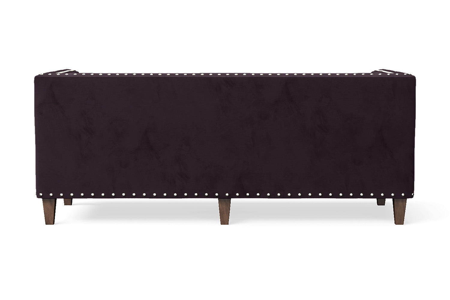 Rovigo 3 Seater Sofa Purple Velvet