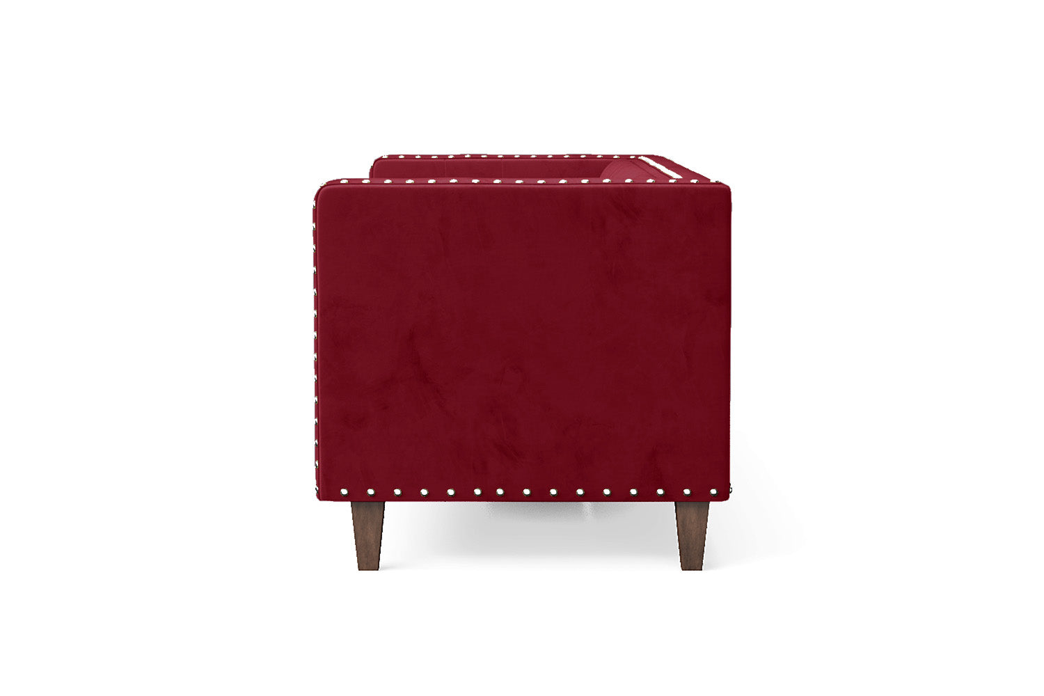 Rovigo 3 Seater Sofa Red Velvet