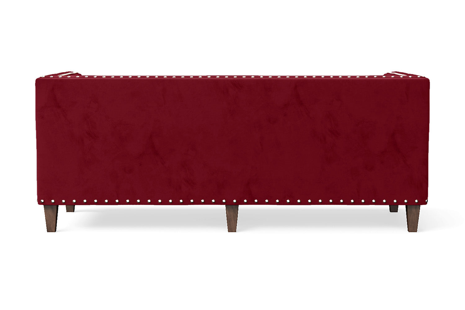 Rovigo 3 Seater Sofa Red Velvet