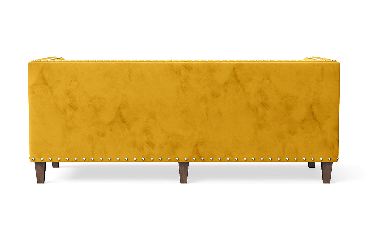 Rovigo 3 Seater Sofa Yellow Velvet