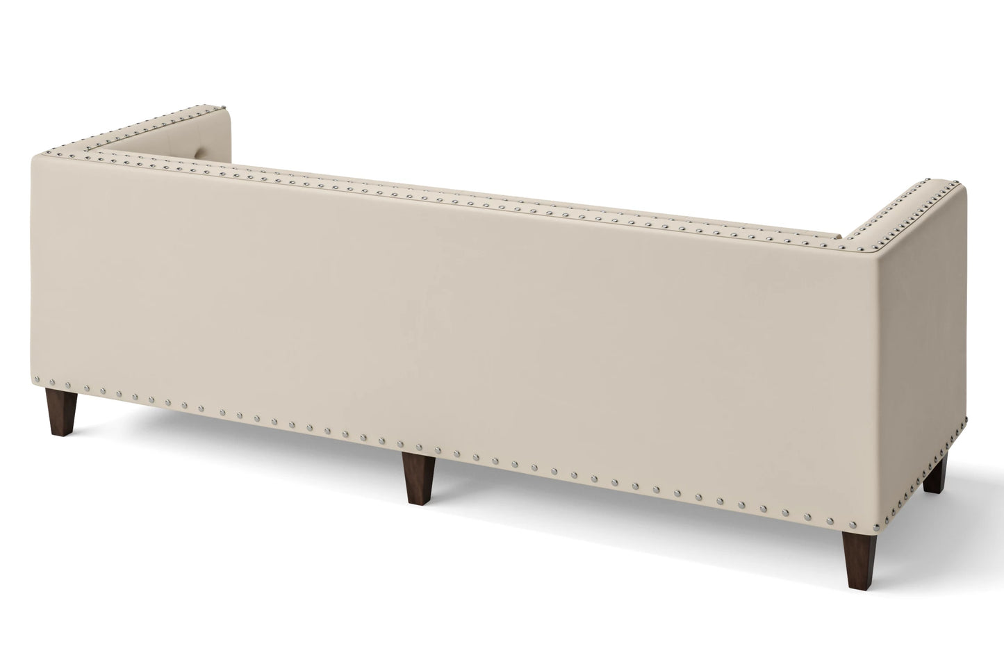 Rovigo 4 Seater Sofa Cream Leather