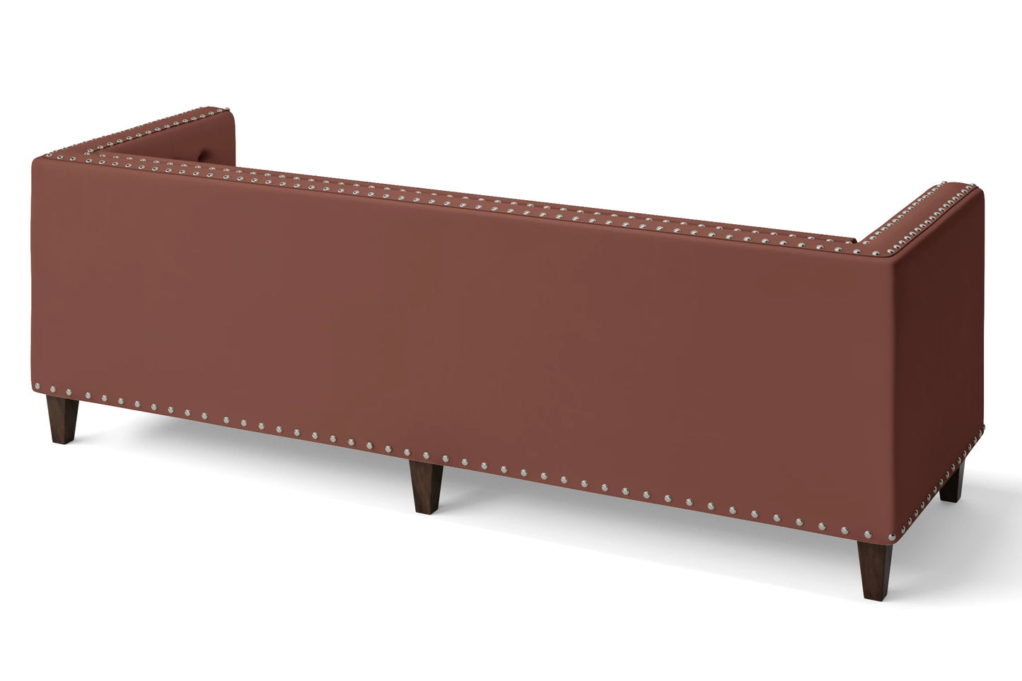 Rovigo 4 Seater Sofa Mauve Leather