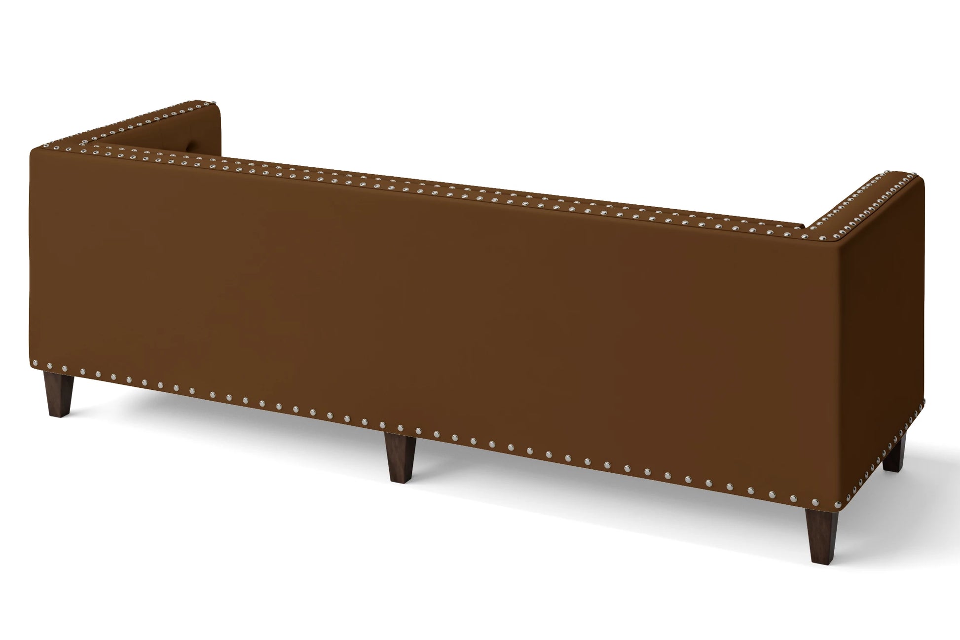 Rovigo 4 Seater Sofa Walnut Brown Leather