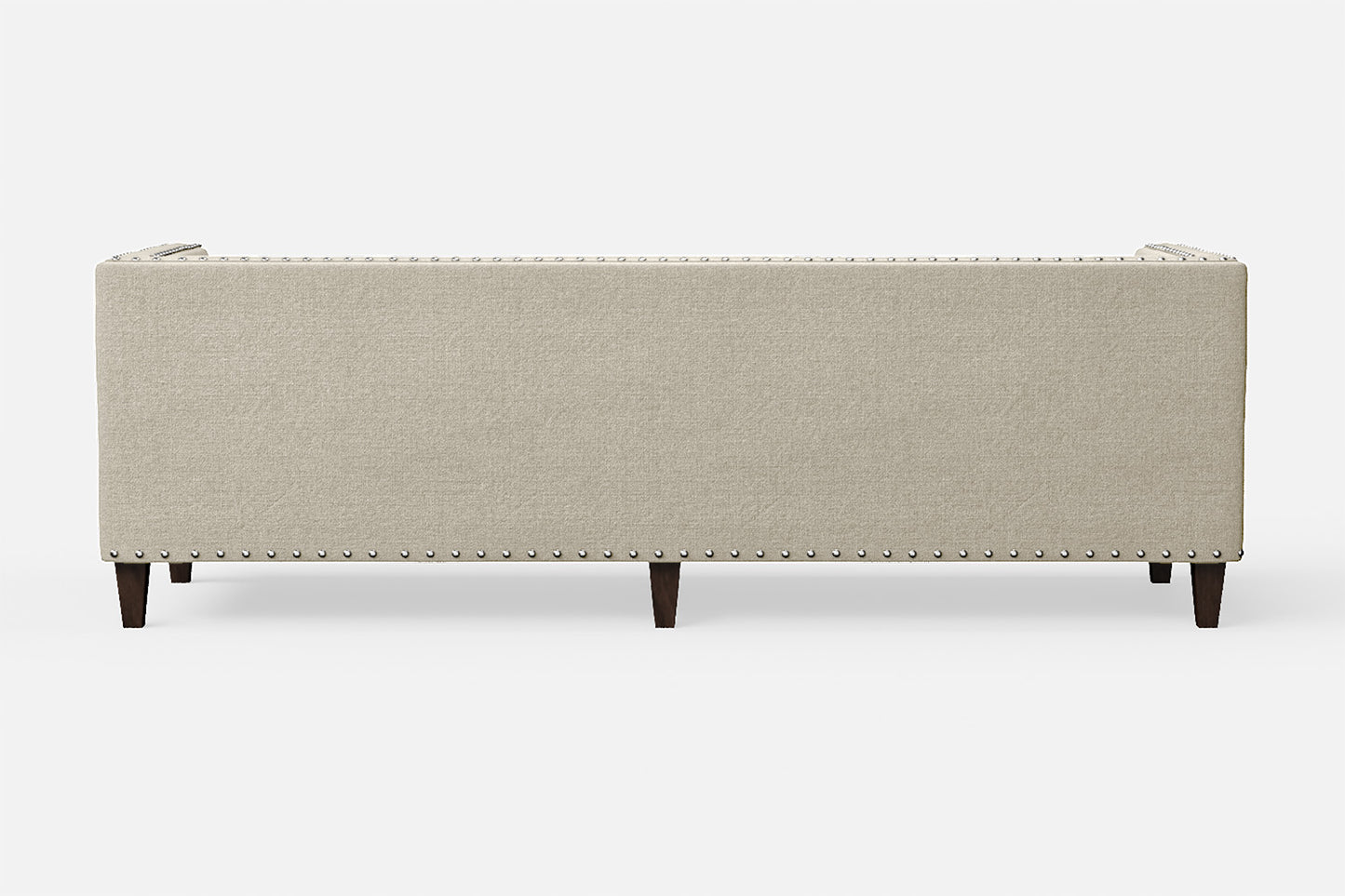 Rovigo 4 Seater Sofa Cream Linen Fabric