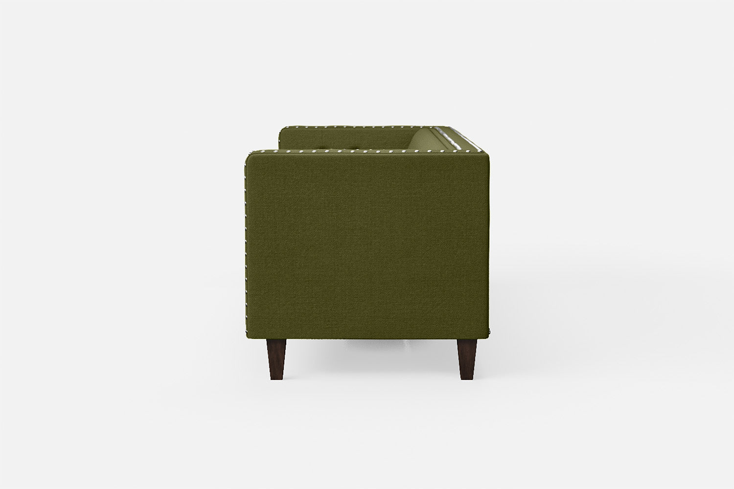 Rovigo 4 Seater Sofa Olive Linen Fabric