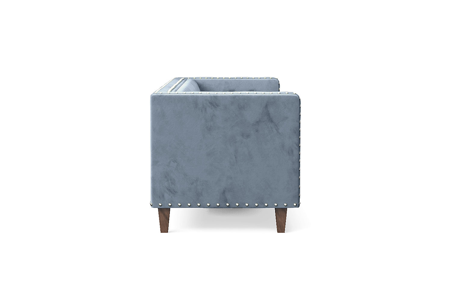 Rovigo 4 Seater Sofa Baby Blue Velvet