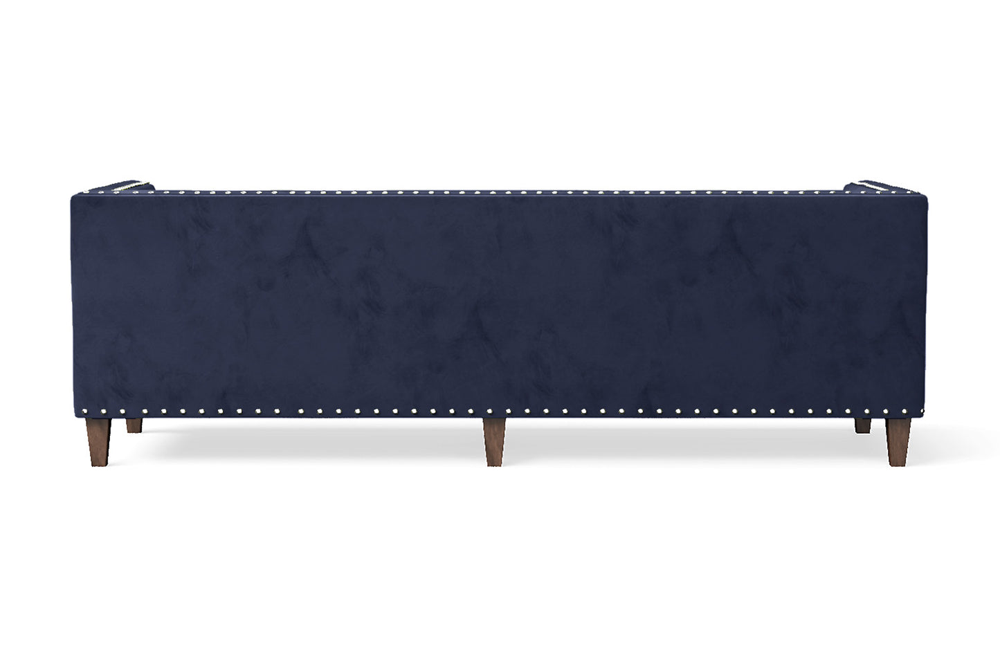 Rovigo 4 Seater Sofa Dark Blue Velvet